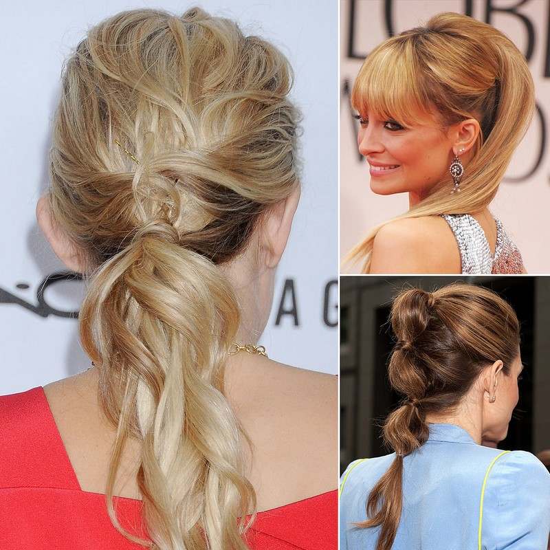 Trendy účesy pre dlhé vlasy - ležérny chvost Trend-Účesy-leto-2015-dlhé vlasy-chvost-Nicole-Richie