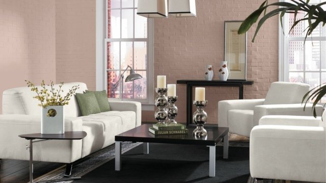 Farebné nápady jasne ružový moderný dekor