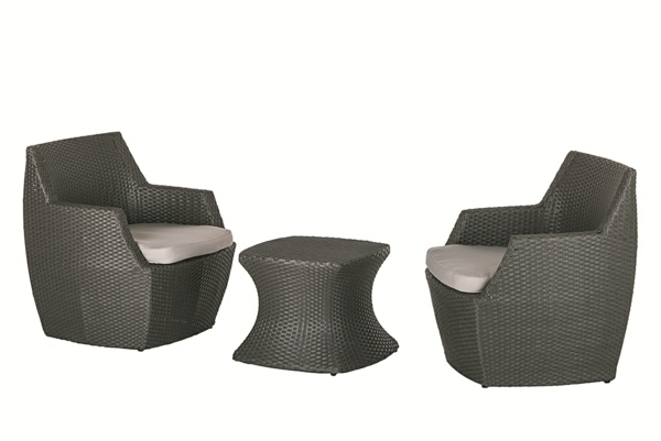 priestorovo úsporný balkónový nábytok polyratan Beach