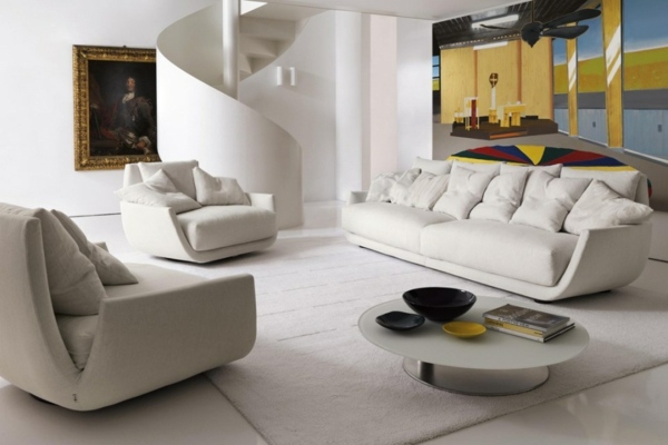 biela obývačka-žltá dekorácia steny biela obývacia izba žltá dekorácia steny