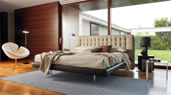 Kožená posteľ-hnedý taliansky nábytok Kožená posteľ-hnedo-taliansky-nábytok