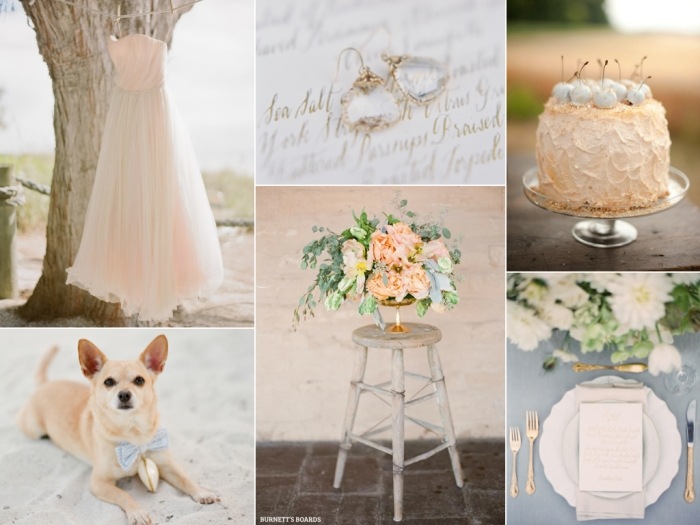 trendy neutrálnych farieb a broskýň na jesenné svadby