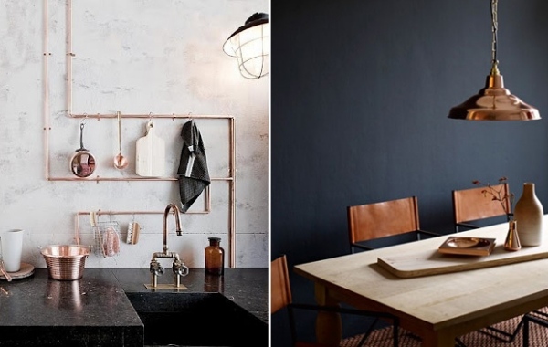 Nápady na zariadenie Kupfer Metall 2013