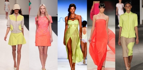 letné-neónové-oblečenie-tipy-žena-koláž