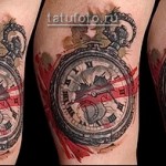 Trash Polka Tattoo - zegarek kieszonkowy w stylu vintage