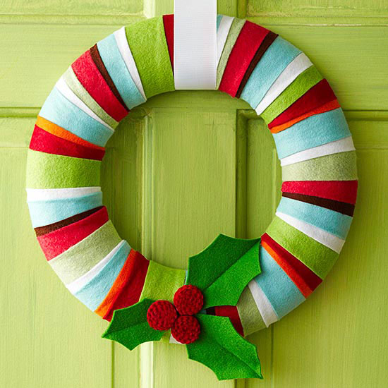 Patchwork veniec krásne nápady remesiel Vianoce krásne nápady remesiel Vianočný veselý polystyrén prázdny