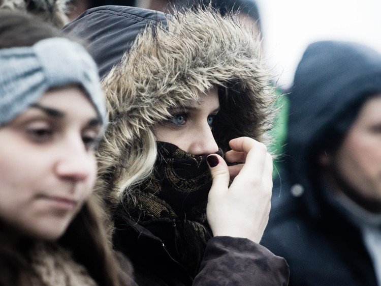 Suchý nos zvonku a tiež ochrana pred silným vetrom v zime