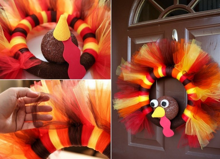 Jesenné remeslá pre začiatočníkov a deti - vyrobte si veniec na dvere sami ako ozdobu