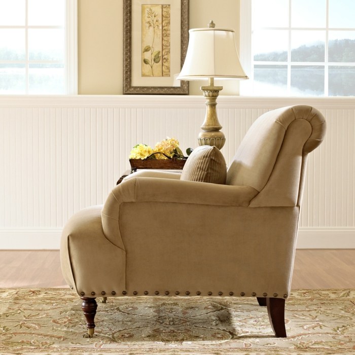 elegantné televízne kreslo