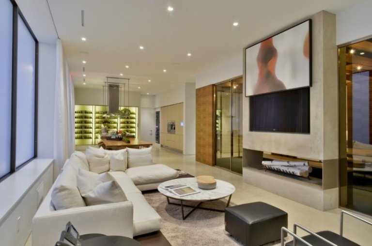 TV držiak na stenu-médiá-stena-za-obrázkom-skryť