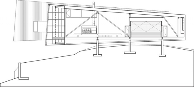 Two Hulls House Architecture Modern Canada Coast Land Pitch