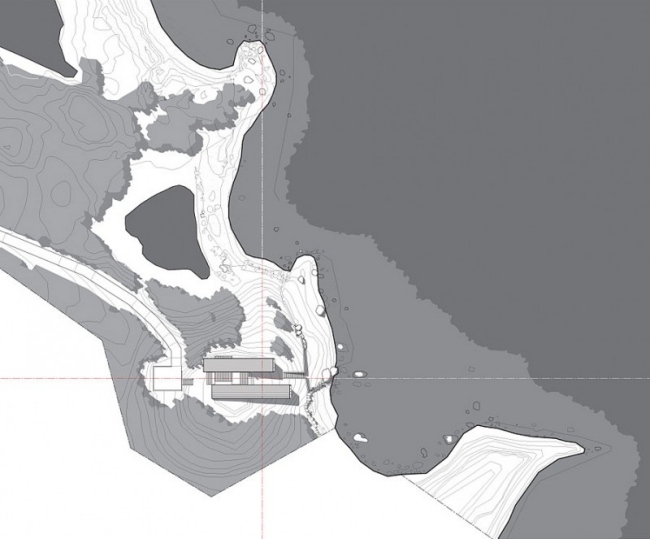 Moderná architektúra Kanada-Two Hulls-House atraktívna poloha