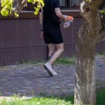 Zdjęcie tatuażu handpoke na nodze faceta z kobrą i duchem - 05/09/2020 - Street tattoo - 1