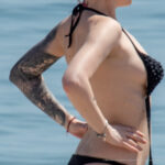 Tatuaż na rękawie z portretami kobiet czarownic na ramieniu dziewczynki - Street tattoo nr 04 - 06.12.2020 dla 3 osób