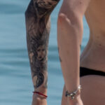 Tatuaż na rękawie z portretami kobiet czarownic na ramieniu dziewczynki - Street tattoo nr 04 - 06.12.2020 dla 4 osób