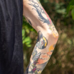 Old school tatuaż na ciele faceta - Street tattoo nr 04 - 06.12.2020 dla 4