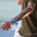 وشم مع صورة لفتاة على الذراع اليسرى لشاب - وشم الشارع 09/14/2020 - 2