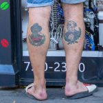 Tatuaż Fredy'ego Kruegera na dole nogi faceta - 17.09.2020 - 4