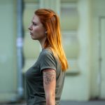 Fragment tatuażu z lisem i kwiatami na lewym ramieniu i ramieniu dziewczynki - 17.09.2020 - 5