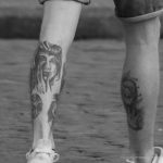 قناع وشم من فيلم PILA وصورة لفتاة على ساق رجل - وشم شارع وشم شارع 21.09.2019