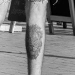 وشم رأس الأسد على عجل الرجل - وشم الشارع - وشم الشارع - 09/21 / 2020-4