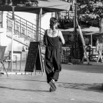 وشم أسود جميل على ظهر ورقبة فتاة - وشم شارع - وشم شارع - 21.09.