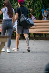 تصاميم وشم الماوري مع حيوان على الجزء السفلي من ساق الرجل - وشم الشارع وشم الشارع - 09.21.