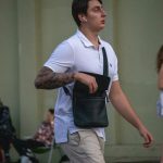 كم وشم رجل مع ساعة حمامة بيضاء وزهور وردية - وشم شارع وشم شارع 09.21.2020