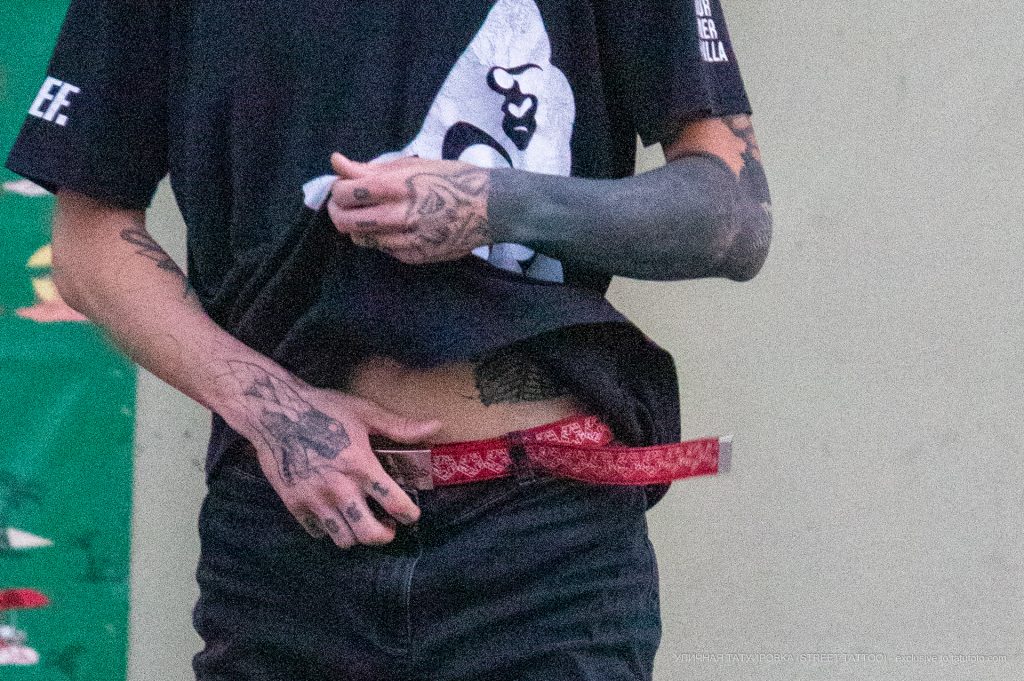 وشم بلاك وورك ستريت بي بوي على الذراع - وشم الشارع - وشم الشارع - 21.09.2019
