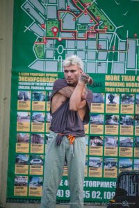 مسجل شريط الوشم على قبضة الرجل - Street Tattoo-Street Tattoo-09/21 / 2020-1