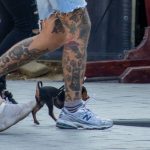 وشم على الوجه - رأس رجل وأطرافه - وشم شارع –22.09.2020-6