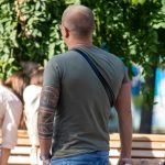 أنماط الماوري في وشم على الذراع اليسرى لرجل - وشم شارع - 22/09/2020 - 23