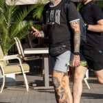 وشم الذئب على ساق الرجل - وشم الشارع - 2020/09/22 - 3