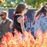 Piękny tatuaż z bocianem i dziewczynką z rękawem na prawym ramieniu dziewczynki - Street tattoo -29.09.