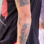 Tatuaż rękawa biomechaniki na lewym ramieniu mężczyzny - Street tattoo -29.09.