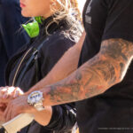 Tatuaż na rękawie z portretem Deda Poole'a na lewym ramieniu mężczyzny - Street tattoo -29.09.