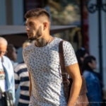 Tatuaż na szyi faceta - Street tattoo -29.09.