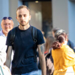 Fragment tatuażu na lewym ramieniu faceta - uliczny tatuaż -29.09.