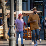 Tatuaż egipskiego boga Anubisa na obrazie psa na ramieniu faceta - Street tattoo -29.09.