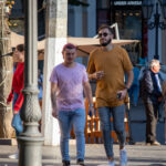 Tatuaż egipskiego boga Anubisa na obrazie psa na ramieniu faceta - Street tattoo -29.09.