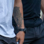 Tatuaż sowy na ramieniu faceta - Street tattoo -29.09.2020- 1