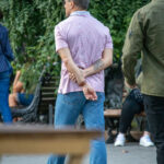 Tatuaż rowerowy na prawym ramieniu mężczyzny - Street tattoo -29.09.