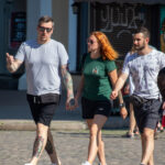 وشم منارة ومركب شراعي على الجزء السفلي من ساق الرجل - وشم Photo Street № 13 - 06/27/2021 1