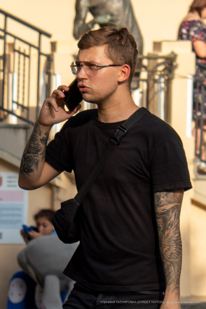 كم وشم الرجل بالورود والأجنحة - وشم شارع الصور № 13 - 06/27/2021 7