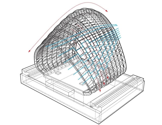 Dizajn vstupného baldachýnu Kona moderná obytná konštrukcia z dreva