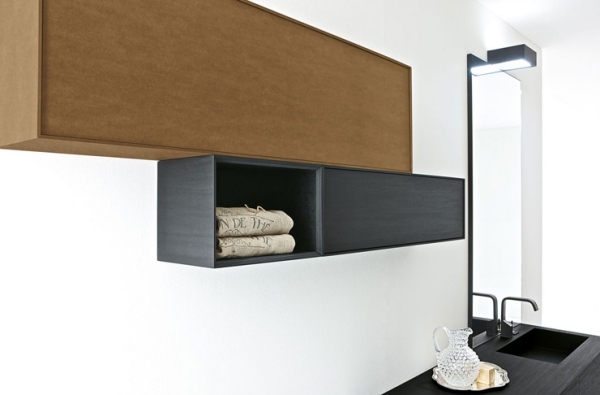 Ekologická kolekcia nábytku do kúpelne-optika zeleného dreva Volo Ekologické vybavenie kúpeľne, nábytok, nábytok, kolekcia-Volo zelená-drevená optika