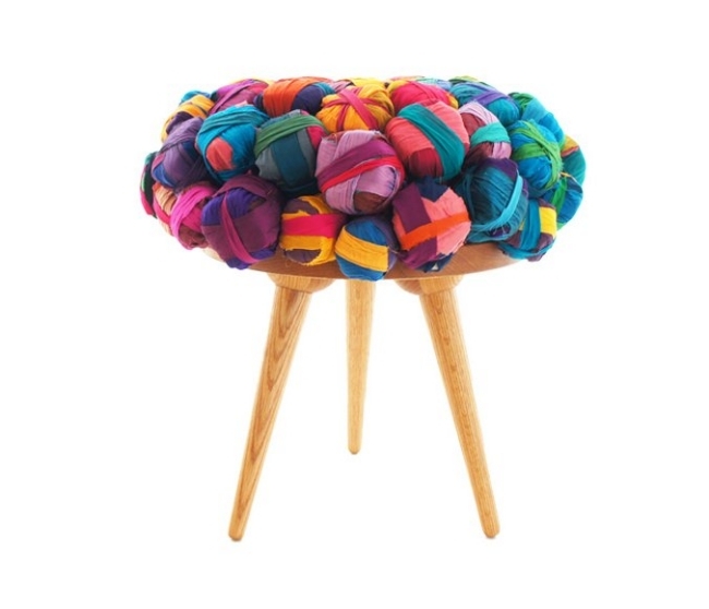 Stolička na stoličke, drevený dizajn, čalúnené sedadlo z amerického bieleho duba