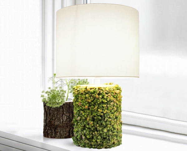 Stolná lampa do obývačky z naplaveného dreva eco-idea Stolná lampa do obývačky z naplaveného dreva ekologický dizajn