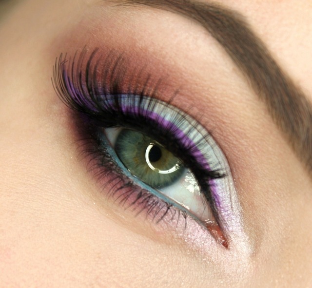 farebné oči-líčenie-zakrivené-živé riasy
