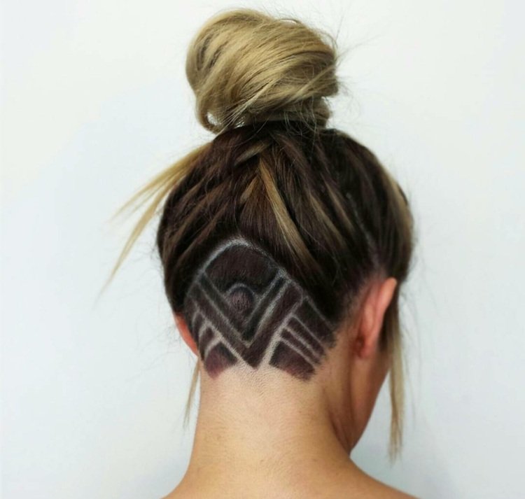 Podrezané účesy pre efektívne akcenty na krku podrezané účesy trend-nápad-drdol účes-dámy-nápady